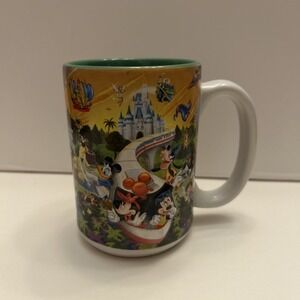 Walt Disney World Grandpa Coffee Mug Cup‎  3D Mickey Monorail Four Parks